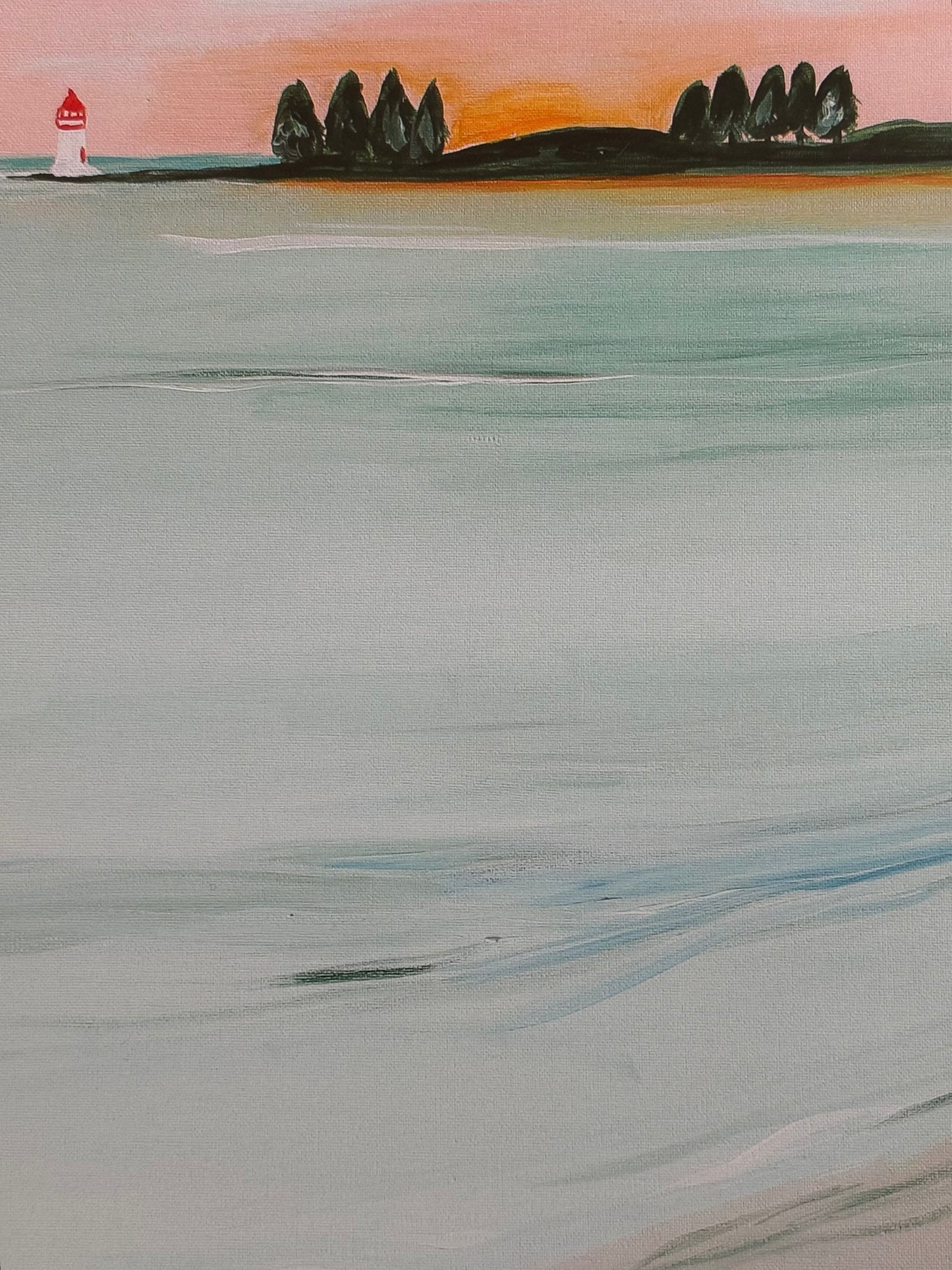 East Beach A3 print